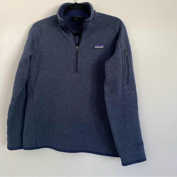 Patagonia better sweater quarter 1/4 zip pullover - Picture 1 of 7